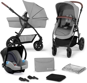 Kinderkraft MOOV CT 3 u 1 dječja kolica s autosjedalicom, do 26 kg