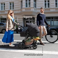 Kinderkraft MOOV CT 3az1-ben Babakocsi Autósülés Kombinációval, Összecsukható, 26 kg-ig, Fekvő Pozíció 5