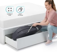 Kinderkraft MOVI rózsaszín szülői ágy, összecsatolható kiságy, újszülött és csecsemő ágy 4