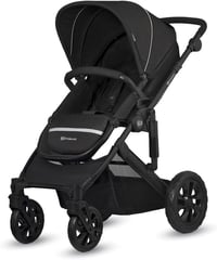 Kinderkraft Prime Lite 3 az 1-ben Fekete Babakocsi Újszülötttől 4