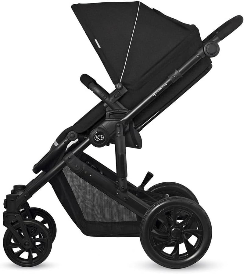Kinderkraft Prime Lite 3 az 1-ben Fekete Babakocsi Újszülötttől