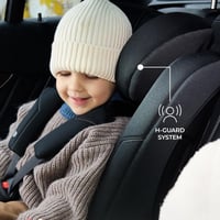 Kinderkraft Safety FIX 3 PRO i-Size gyerekülés 76-150 cm, 15 hónap-12 év, Isofix, 5 pontos biztonsági heveder, állítható fejtámla, szürke 4