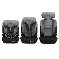 Kinderkraft Safety FIX 3 PRO i-Size gyerekülés 76-150 cm, 15 hónap-12 év, Isofix, 5 pontos biztonsági heveder, állítható fejtámla, szürke 7