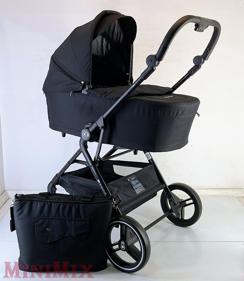 KINDERKRAFT SELECT Yoxi 2in1 Pure Black kombinált babakocsi