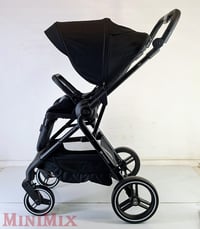 KINDERKRAFT SELECT Yoxi 2in1 Pure Black kombinált babakocsi 4