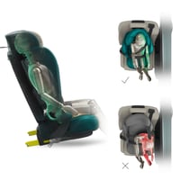 Scaun auto Kinderkraft UNITY2 i-Size 100-150 cm Isofix gri, husă respirabilă — pătat, carcasă uzată în partea din spate (stare: vezi poza 2) 11