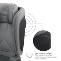 Scaun auto Kinderkraft UNITY2 i-Size 100-150 cm Isofix gri, husă respirabilă — pătat, carcasă uzată în partea din spate (stare: vezi poza 2) 9