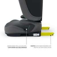 Scaun auto Kinderkraft UNITY2 i-Size 100-150 cm Isofix gri, husă respirabilă — pătat, carcasă uzată în partea din spate (stare: vezi poza 2) 10