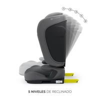 Scaun auto Kinderkraft UNITY2 i-Size 100-150 cm Isofix gri, husă respirabilă — pătat, carcasă uzată în partea din spate (stare: vezi poza 2) 5