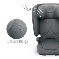 Scaun auto Kinderkraft UNITY2 i-Size 100-150 cm Isofix gri, husă respirabilă — pătat, carcasă uzată în partea din spate (stare: vezi poza 2) 12