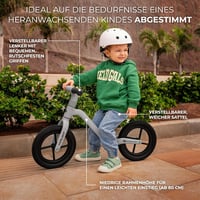 Kinderkraft XPLOIT pedál nélküli gyerekbicikli 80 cm, egyensúlyozó bicikli 2+ éveseknek 4