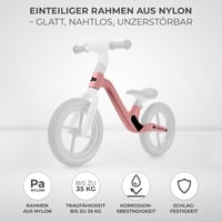 Kinderkraft XPLOIT pedál nélküli gyerekbicikli 80 cm, egyensúlyozó bicikli 2+ éveseknek 3