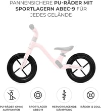 Kinderkraft XPLOIT pedál nélküli gyerekbicikli 80 cm, egyensúlyozó bicikli 2+ éveseknek 5