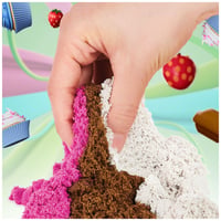 Sada na výrobu zmrzliny Kinetic Sand s voňavým pieskom, 454 g, hnedo-bielo-ružová, kreatívna hračka do interiéru, od 3 rokov 5