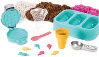 Sada na výrobu zmrzliny Kinetic Sand s voňavým pieskom, 454 g, hnedo-bielo-ružová, kreatívna hračka do interiéru, od 3 rokov 4