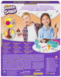 Sada na výrobu zmrzliny Kinetic Sand s voňavým pieskom, 454 g, hnedo-bielo-ružová, kreatívna hračka do interiéru, od 3 rokov 8