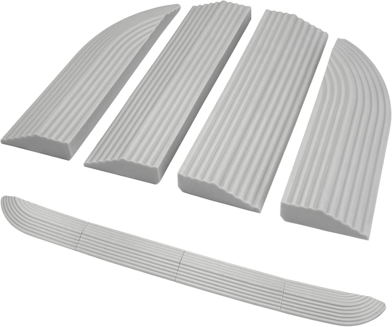 Rampă prag din silicon KineticKraft pentru aspirator robot - 68,4x5,3x1,6 cm