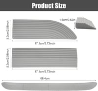 Rampă prag din silicon KineticKraft pentru aspirator robot - 68,4x5,3x1,6 cm 2