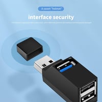 Kinetxiaxia USB Hub 3 Portos Mini Elosztó USB 3.0 + 2x USB 2.0 Nagysebességű Adapter PC Laptop MacBook Surface Pro Kompatibilis 3