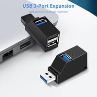 Kinetxiaxia USB Hub 3 Portos Mini Elosztó USB 3.0 + 2x USB 2.0 Nagysebességű Adapter PC Laptop MacBook Surface Pro Kompatibilis 2