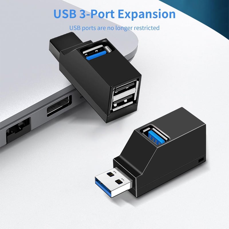 Kinetxiaxia USB Hub 3 Portos Mini Elosztó USB 3.0 + 2x USB 2.0 Nagysebességű Adapter PC Laptop MacBook Surface Pro Kompatibilis