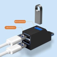 Kinetxiaxia USB Hub 3 Portos Mini Elosztó USB 3.0 + 2x USB 2.0 Nagysebességű Adapter PC Laptop MacBook Surface Pro Kompatibilis 6