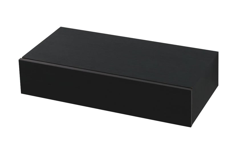 King Collection King Home M1106047/A kovana zidna polica s MDF ladicom, wenge, 48 x 25 x 10 cm