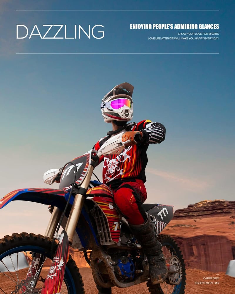 KINGBIKE Motocross Szemüveg MTB Kerékpár ATV Cross Enduro Motorkerékpár Védőszemüveg