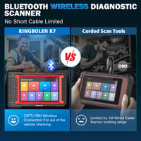 Diagnostické zariadenie KINGBOLEN K7 OBD2 pre všetky vozidlá, obojsmerný tester áut, diagnostika všetkých systémov, kódovanie ECU, 36+ servisných funkcií, doživotné bezplatné aktualizácie 10