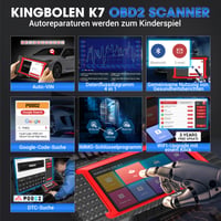 Diagnostické zariadenie KINGBOLEN K7 OBD2 pre všetky vozidlá, obojsmerný tester áut, diagnostika všetkých systémov, kódovanie ECU, 36+ servisných funkcií, doživotné bezplatné aktualizácie 7