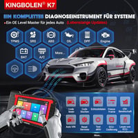 Diagnostické zariadenie KINGBOLEN K7 OBD2 pre všetky vozidlá, obojsmerný tester áut, diagnostika všetkých systémov, kódovanie ECU, 36+ servisných funkcií, doživotné bezplatné aktualizácie 4