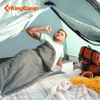 KingCamp Dupla Hálózsák 2 Személyes Kempingezéshez Hordtáskával 7