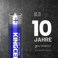 KINGCELL AAA Alkalické batérie 24 ks, Maximum Power, 10-ročná životnosť, dlhotrvajúci výkon, do svietidiel, mikrofónov, diaľkových ovládačov a detských hračiek 3