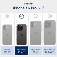 Kožené puzdro kingflag pre iPhone 16 Pro, pravá koža s olejovou úpravou, extra tenké, kompatibilné s MagSafe, čierne 6