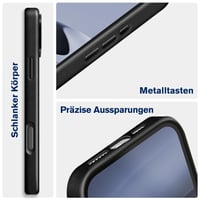 Kožené puzdro kingflag pre iPhone 16 Pro, pravá koža s olejovou úpravou, extra tenké, kompatibilné s MagSafe, čierne 7