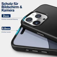 Kožené puzdro kingflag pre iPhone 16 Pro, pravá koža s olejovou úpravou, extra tenké, kompatibilné s MagSafe, čierne 4