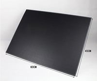 KINGFOM A3/A4 Premium podloga za pisaći stol od umjetne kože 60x45 cm crna - s oštećenim rubom, inače kao nova (stanje: vidi 2. sliku) 5
