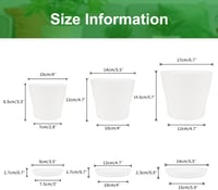 KINGLAKE 8 darabos színes mini virágcserép szett 10 cm-es kerti növénytartó 2