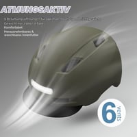 Cyklistická prilba KINGLEAD s magnetickými okuliarmi a USB nabíjateľným svetlom, reflexnými prvkami, nastaviteľná prilba na horský bicykel 55-63 cm 4