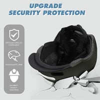 KINGLEAD Kerékpáros Sisak USB Tölthető Első-Hátsó Lámpával, 5 Világítási Mód, Könnyű Felnőtt Bukósisak Roller, E-Bike és Országúti Kerékpár  7