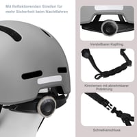 Cască de ciclism KINGLEAD Urban Commuter pentru bărbați și femei, mărime reglabilă, pentru ciclism urban, trekking și utilizarea trotinetelor electrice 5