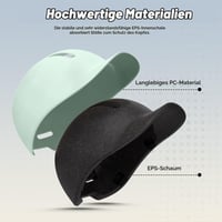 Cască de ciclism KINGLEAD Urban Commuter pentru bărbați și femei - Cască reglabilă pentru oraș și trekking - 55-60 cm - Alb - Mărimea XL 4