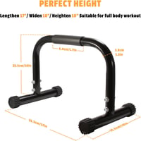 KingMile Parallettes Nyújtófej Fekvőtámasz Rúd Csúszásmentes Edzéseszköz 2