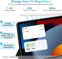 Kingone Charge Mágneses Stylus iPad Pro 12.9 11 Air Mini Tenyérvédelem 2