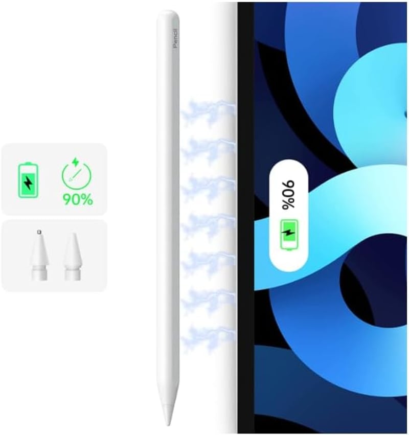 Kingone Charge Mágneses Stylus iPad Pro 12.9 11 Air Mini Tenyérvédelem