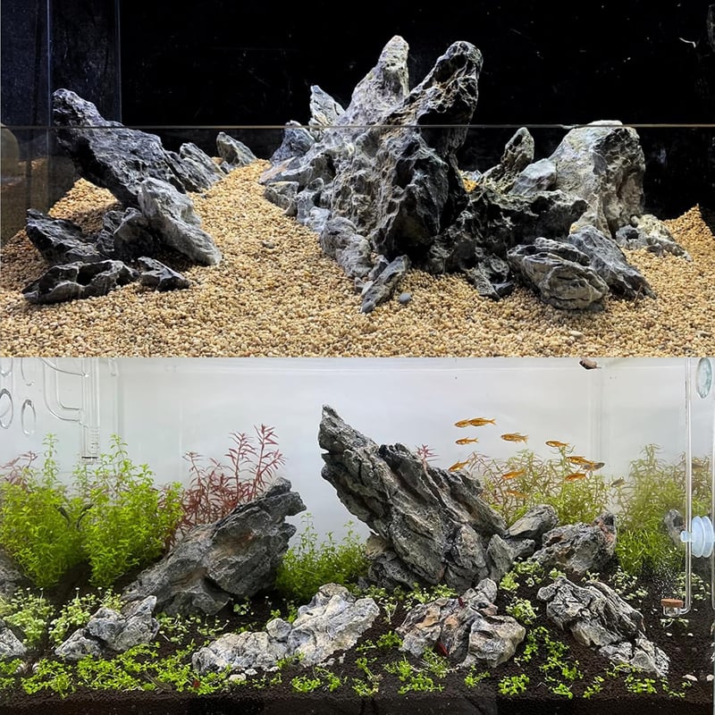 KINGRUI Seiryu Rock Dragon Stone 5kg akvárium kő akvaristák számára