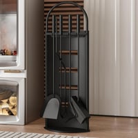 Kingson 5 részes kandalló kiegészítő szett fekete 66 cm 6