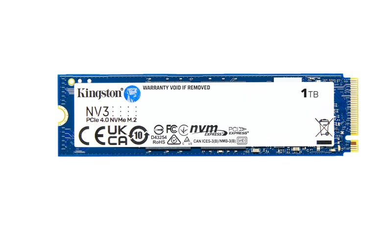 Interný SSD disk Kingston NV3 NVMe PCIe 4.0 1 TB M.2 2280 pre notebooky a stolné počítače