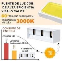Kingwen 2 db Kültéri Fali Lámpa IP65 Vízálló 30W 3000K Fehér Állítható 120° 6