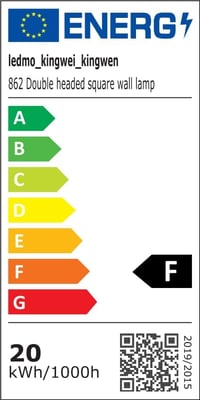 Kingwei 2db 20W LED Kültéri Fali Lámpa Mozgásérzékelővel IP65 3000K 10